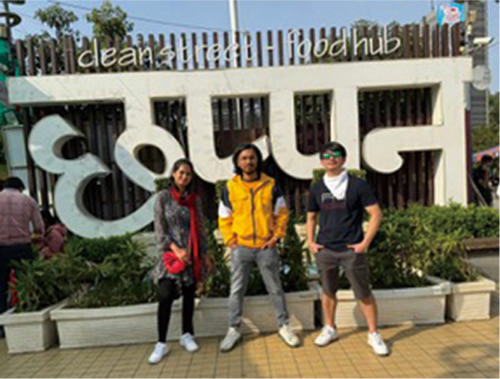 学生寮で知り合った友人の地元であるインドを旅行したことも。