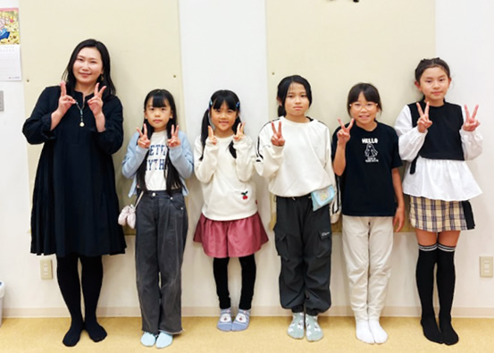 ゆいさん・ふたばさん・あいこさん・みずきさん・ちさとさん