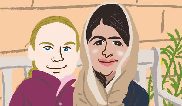 Greta met Malala／英語でNEWSを読もう